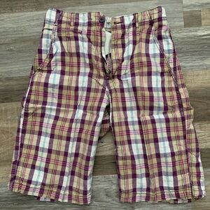 Plaid Kids Pajama Shorts